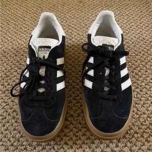 adidas Gazelle Black and White Sneakers